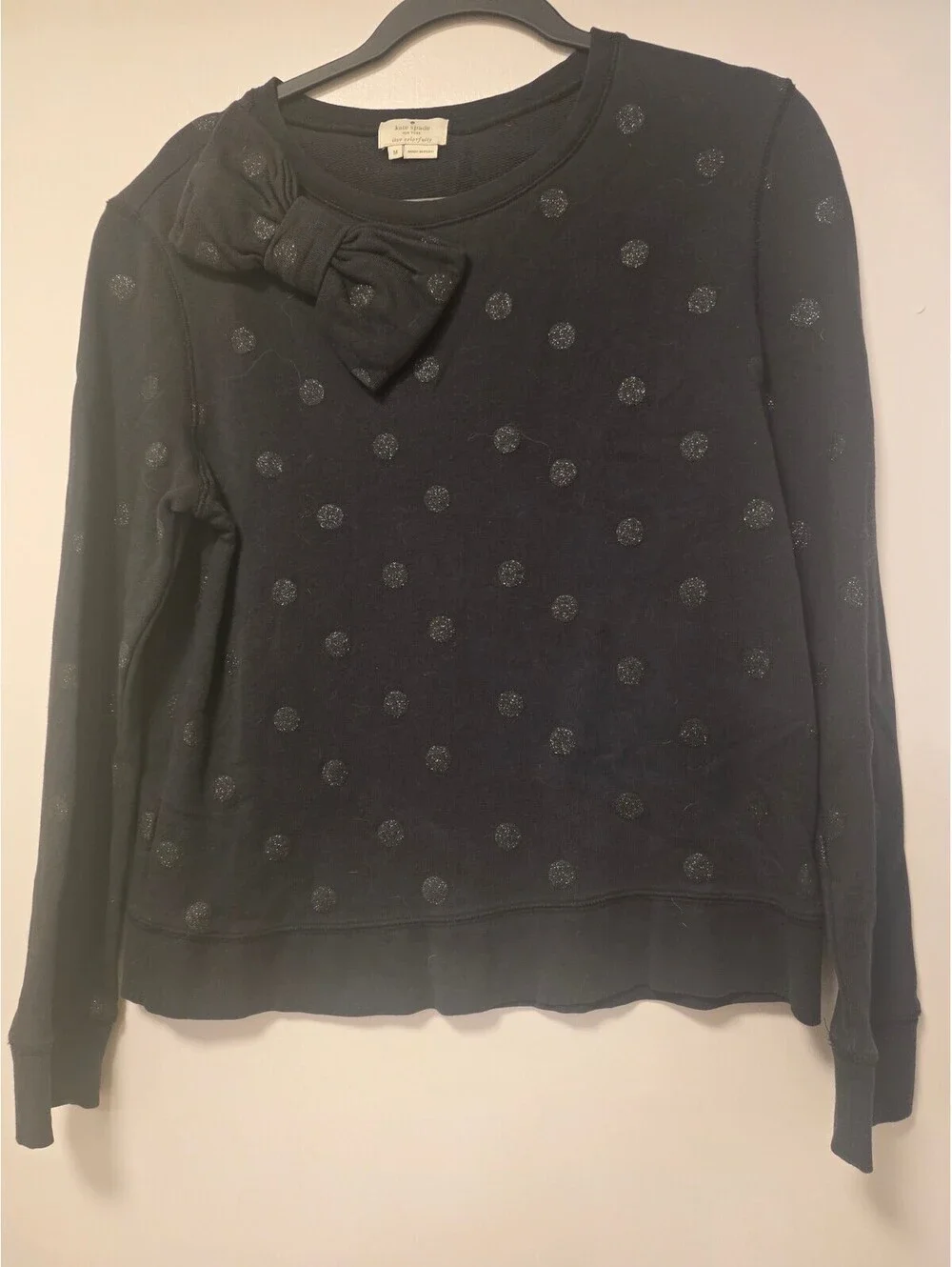 Kate Spade Black Sweatshirt